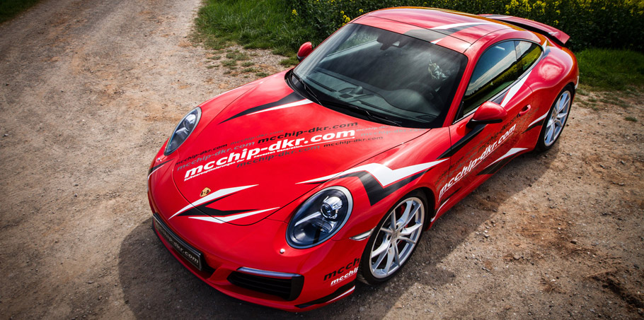 mcchip-dkr Porsche 991 Carrera S view from above 