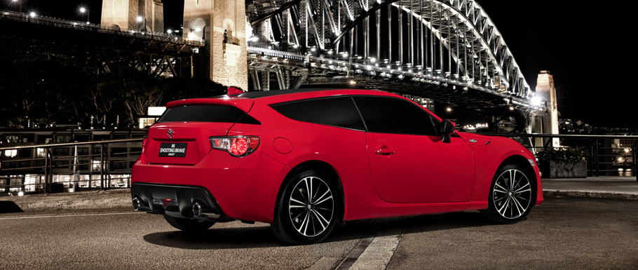 Toyota GT86 Shooting Brake Concept rear view