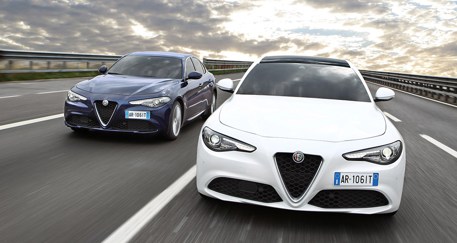 Alfa Romeo Giulia front view