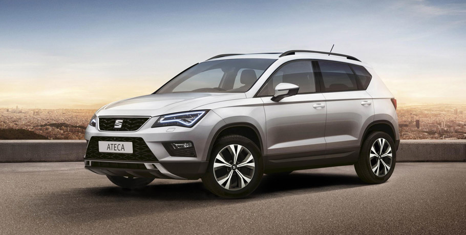 Seat Ateca First Edition side and front view