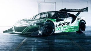 nasty acura nsx ev concept is about to conquer pikes peak with winner tetsuya yamano behind the wheel