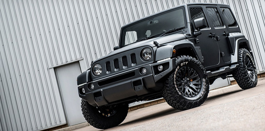 Kahn Jeep Wrangler Sahara CJ300 Black Hawk Edition front view