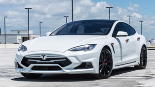watch the restyled tesla model s roll on the streets of miami [w/video]
