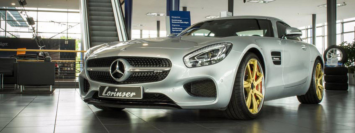 Lorinser Mercedes-AMG GT S front and side view