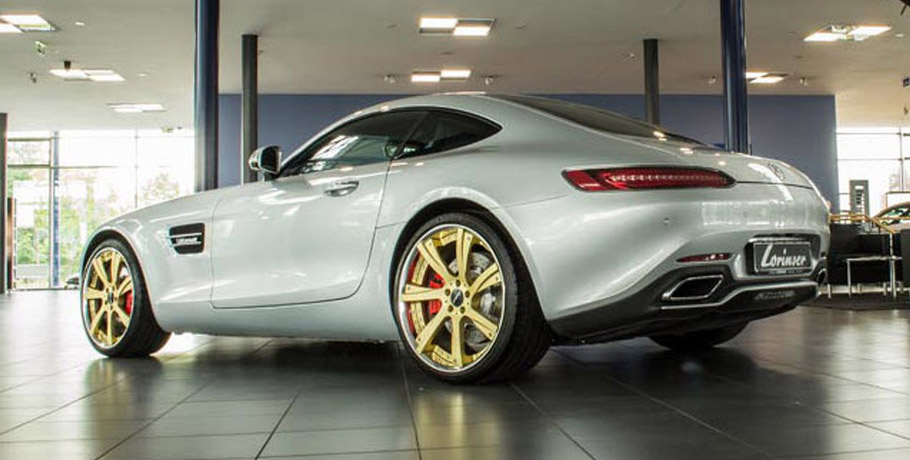 Lorinser Mercedes-AMG GT S rear and side view