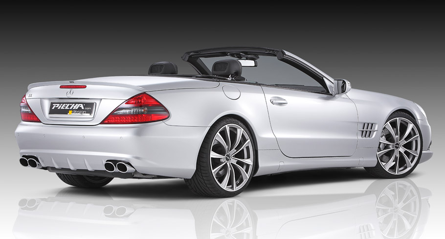 Piecha Mercedes-Benz SL R230 Roadster rear and side view