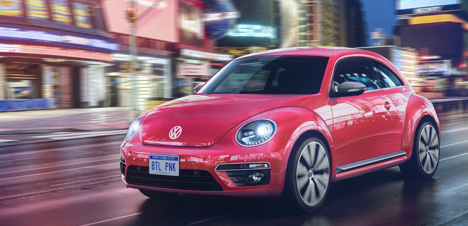 Volkswagen PinkBeetle Limited Edition front view