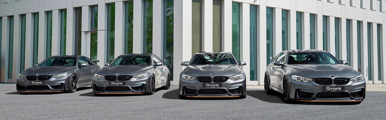  G-POWER BMW M4 GTS F82 four examples 