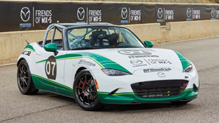 mazda mx-5 race teams prepare for a big race in september