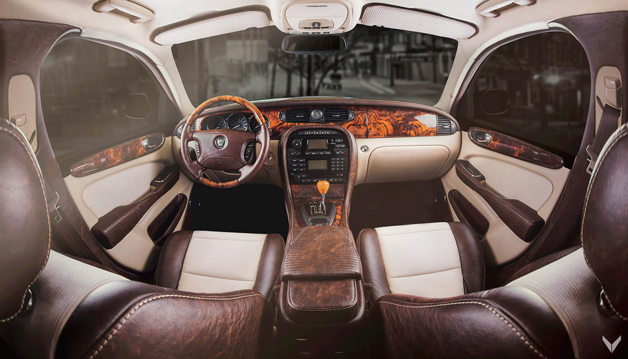 Vilner Jaguar XJ Single Malt interior pic one