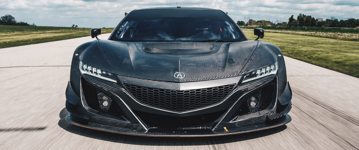 Acura NSX GT3 Racecar front view