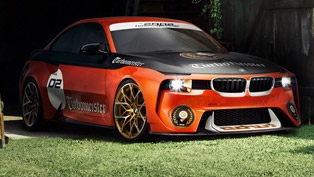 bmw 2002 hommage concept with cute new livery and dedication