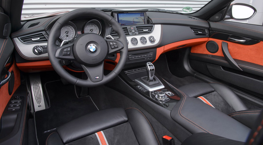 2016 BMW Z4 E89 sDrive35 in Valencia Orange Metallic interior 