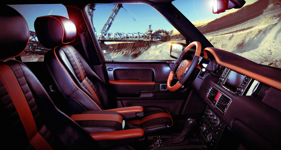Carbon Motors Range Rover Onyx Concept interior 
