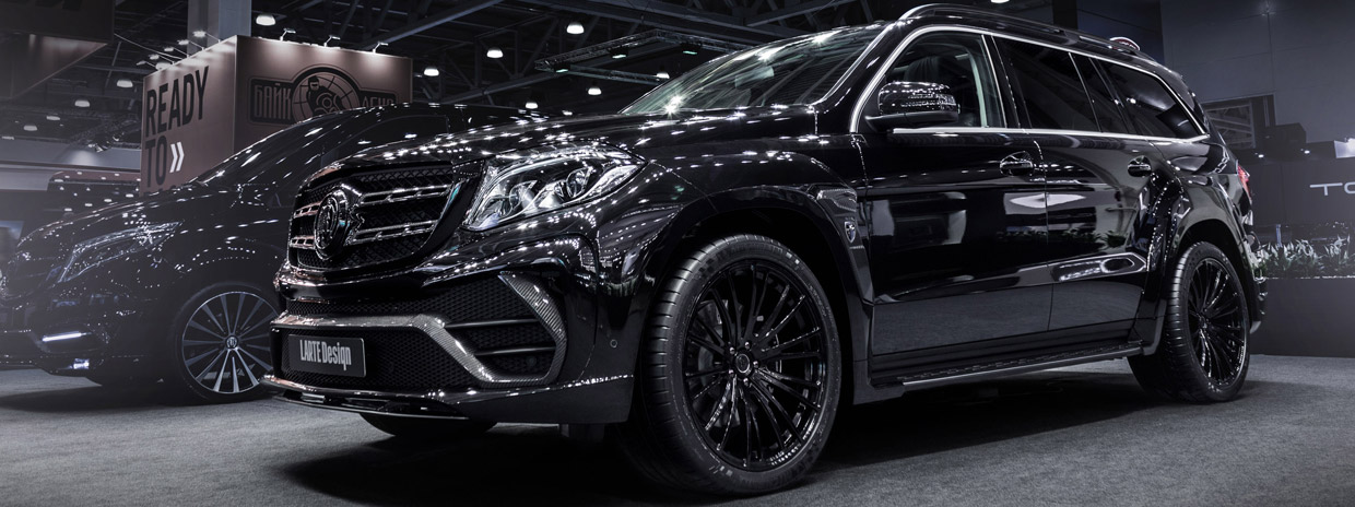 LARTE Design Mercedes-Benz GLS Black Crystal side view