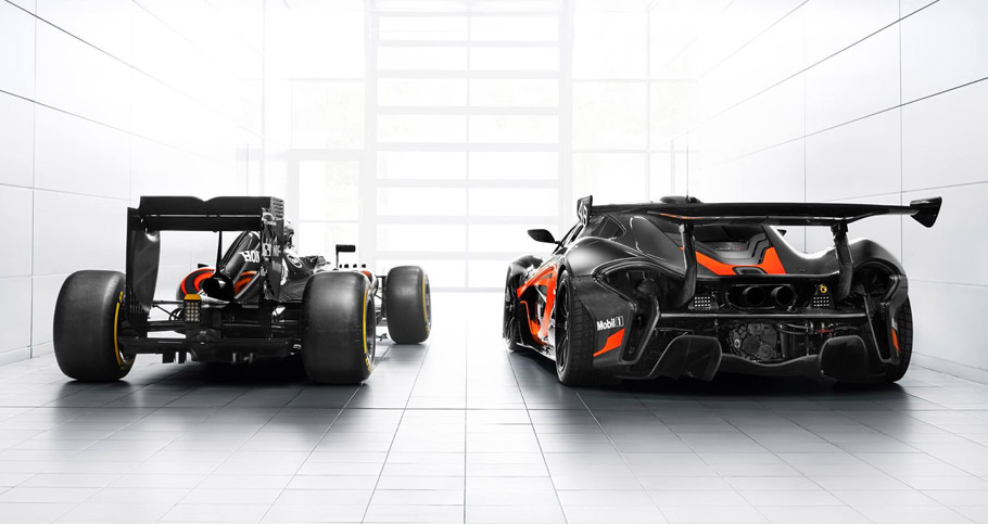 2016 McLaren P1 GTR with F1 Livery rear view
