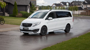 larte design offers new tuning pack for the popular mercedes-benz v-class black crystal project