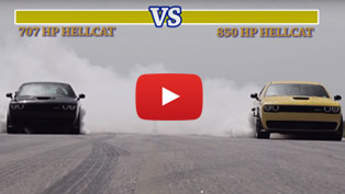Street Fight Mode: 707 HP Hellcat versus 850 HP Hennessey Hellcat [w/videos]