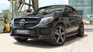 mercedes gle coupe touched by chrometec? yes, please!