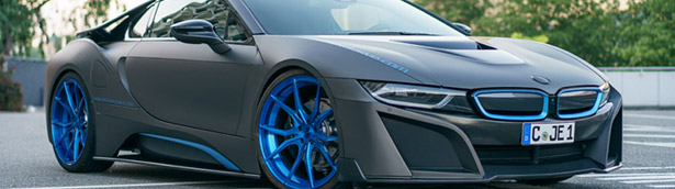 GSC showcases a rather futuristic concept for the BMW i8 model GSC showcases a rather futuristic concept for the BMW i8 model