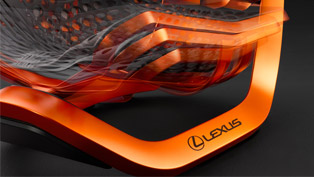 along with neat fresh models, lexus team also reveals neat automobile seats. check this concept out!
