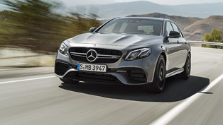 a mercedes sedan touched by amg: brutally powerful and sexy