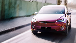 tesla model x and a touch of vilner magic. pure eye candy