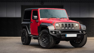 kahn design showcases the firecracker: a menacing, yet beautiful depiction of a jeep wrangler