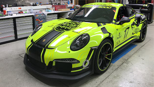BlackBox team showcases a Porsche 911 that glows in the dark! How cool is that?