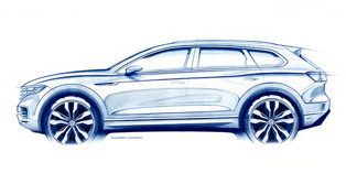 2018 Touareg sketches and promises: what should we expect?