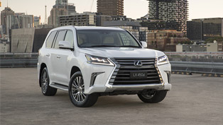 lexus reveals an updated version of the versatile lx 400d suv