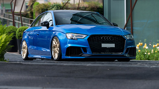 Z-Performance team refines an Audi RS 3 model Z-Performance team refines an Audi RS 3 model