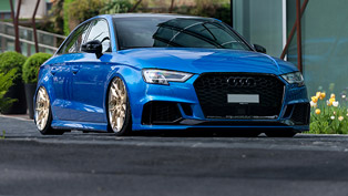 z-performance team refines an audi rs 3 model