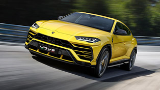 Lambo team reveals the latest Urus SUV at prestigious auto event 