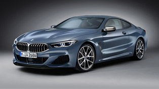 bmw showcases the 2019 8 series coupe model