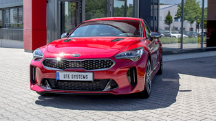 kia stinger is not only sexy, but also agile, thanks to dte systems