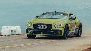 bentley showcases the pikes peak record run with two videos!