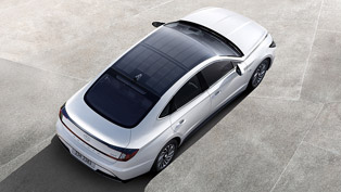 hyundai presents new solar roof technology with 2020 sonata lineup