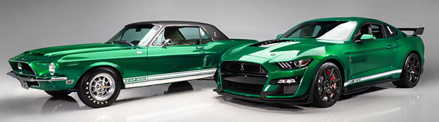 Two restored Shelby legends debut together along with a 2020 GT500 Two restored Shelby legends debut together along with a 2020 GT500