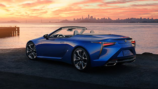 lexus showcases new 2021 lc 500 cabriolet at the los angeles show