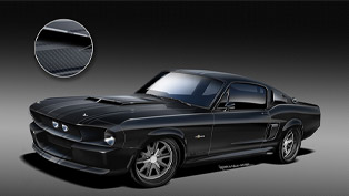 classic recreations' team reveals world's first carbon-fiber bodied shelby machine