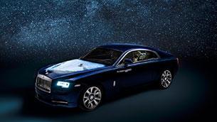 Bespoke ‘wraith - inspired by earth’ touches down in Abu Dhabi