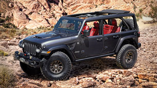 new jeep wrangler rubicon 392 concept comes with enhanced engine and cozy interior
