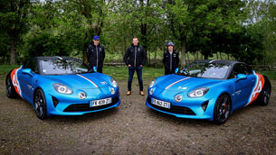 Alpine presents new A110 trackside cars