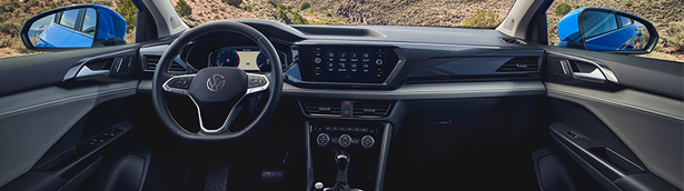 New 2022 VW Taos comes with a modernized and functional interior design New 2022 VW Taos comes with a modernized and functional interior design