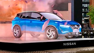 Nissan showcases a neat digital performance in London [VIDEO]