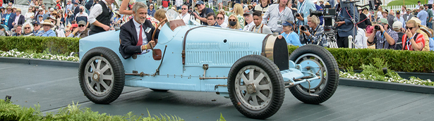 Vintage Bugatti vehicles win numerous prizes at the Monterey Car Week event 