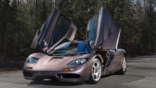 mclaren f1 road car sets a record $20.465 million at gooding & company’s pebble beach auctions