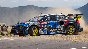 driver travis pastrana sets a new record with a fine-tuned 2020 subaru wrx sti