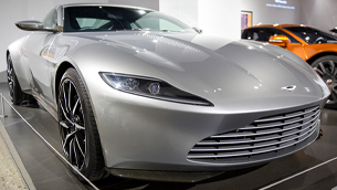petersen automotive museum exhibits the largest official gathering of vehicles from james bond films